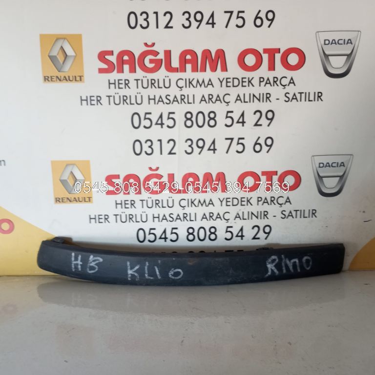 01040185002 Renault Clio 3 Sol Ön Tampon Bandı Çıkma Orjinal  