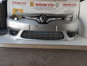 620221754R.,RENAULT FLUENCE PLATİN GRİ ÖN TAMPON DOLU İTHAL SIFIR İCON 620221754R