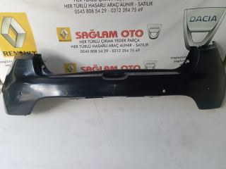 Clio 4 Arka Tampon İthal Sıfır  Park Sensörü Delikli 