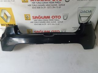 Clio 4 Arka Tampon İthal Sıfır  Park Sensörü Delikli 