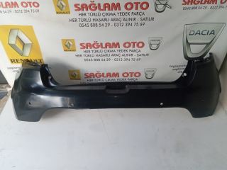 Clio 4 Arka Tampon İthal Sıfır  Park Sensörü Delikli 