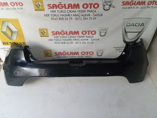 Clio 4 Arka Tampon İthal Sıfır  Park Sensörü Delikli 