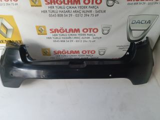 Clio 4 Arka Tampon İthal Sıfır  Park Sensörü Delikli 