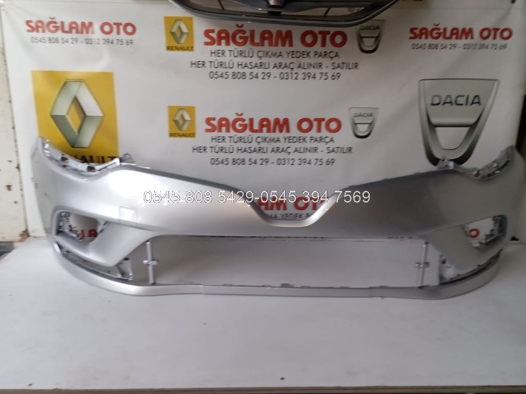 Clio 4 Ön Tampon Platin Gri 