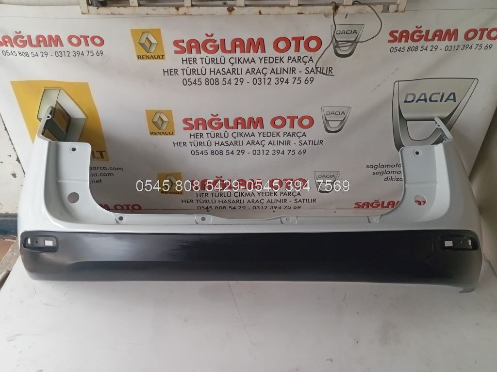 Dacia Lodgy Arka Tampon Beyaz 