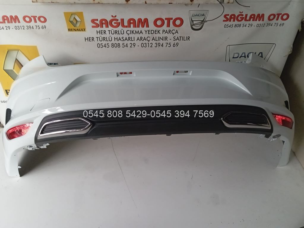 Megane 4  Arka Tampon Beyaz 2021,2022,2023,2024,2025
