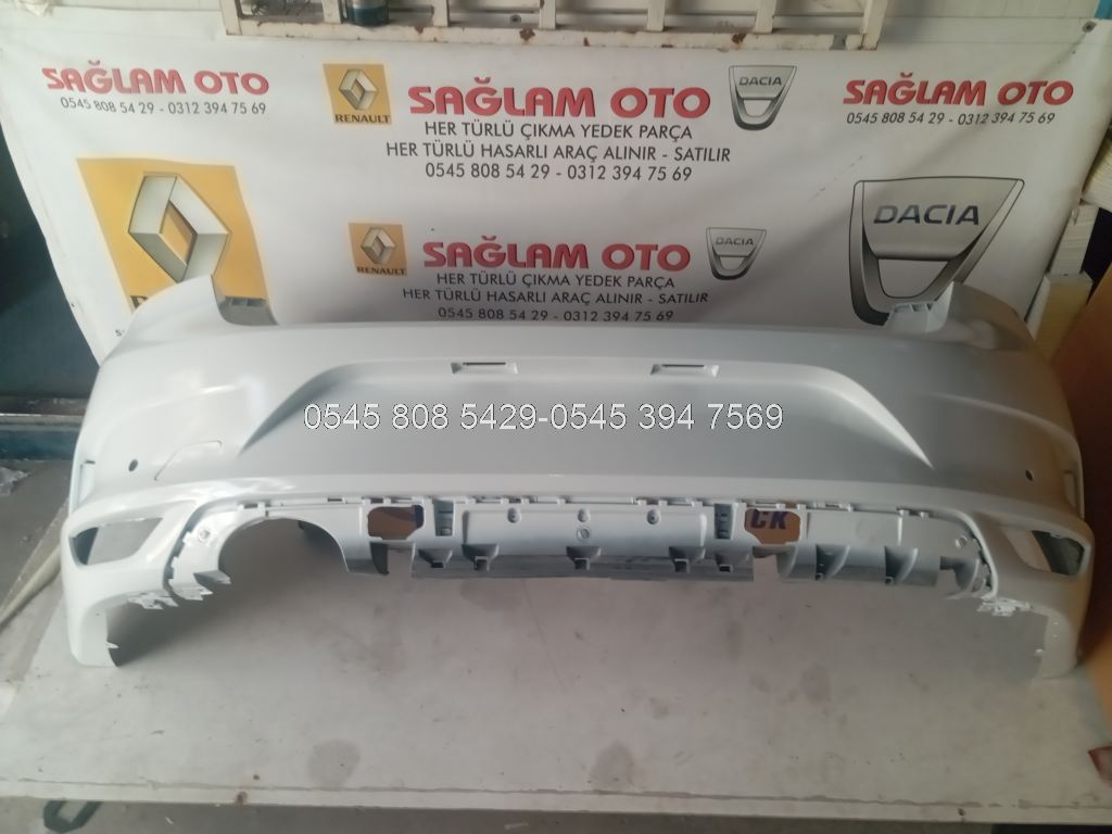 Megane 4 Arka Tampon Beyaz Renk 