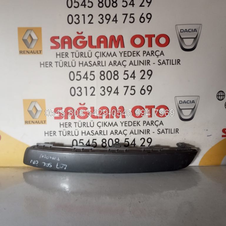 Peugeot 407 Tampon Izgara Çıtası Sol Ön Çıkma Orjinal Çıkma