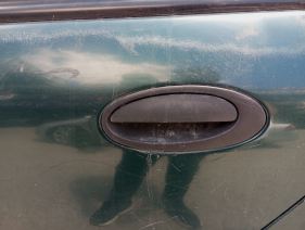 Renault Laguna 1 Sol Arka Kapı Açma Kolu 1996-2002 Çıkma Orjinal