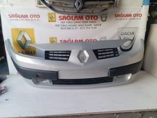 RENAULT MEGANE 2 ÖN TAMPON İTHAL GRİ BOYALI BOYA  KODU 362