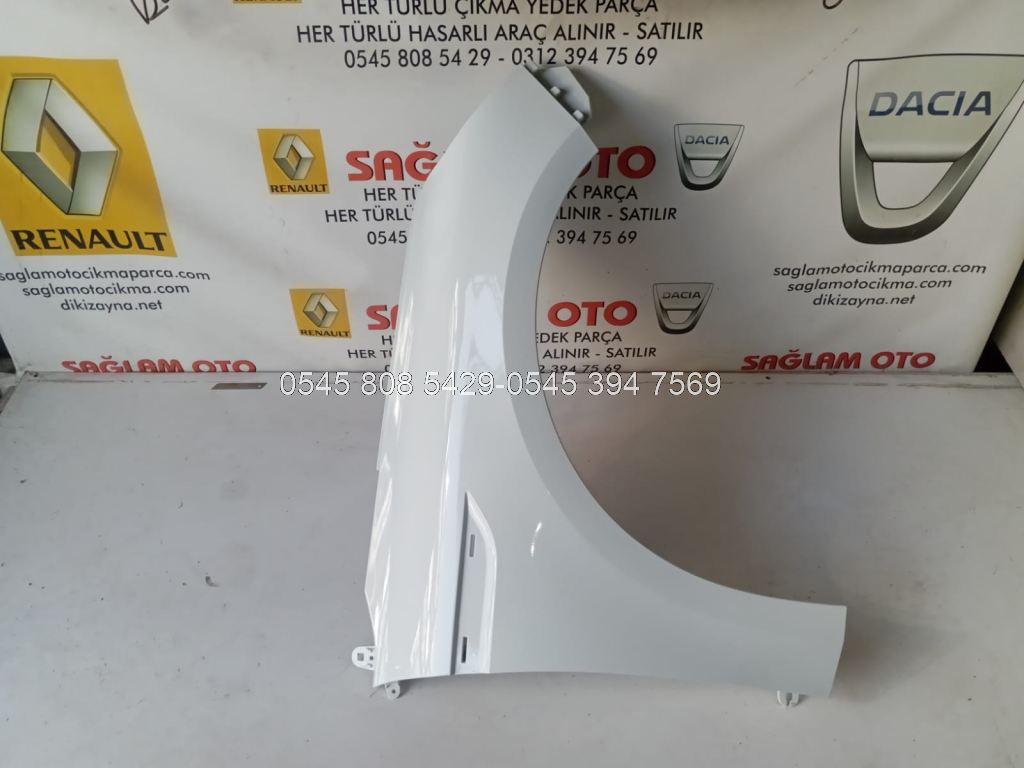Renault Megane 4 Ön Çamurluk Sağ Beyaz İthal Sıfır Hatasız 1 Numara Çamurluk  