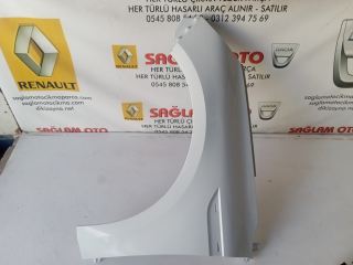 Renault Megane 4 Sol Ön Çamurluk Beyaz Renk 