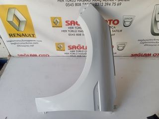 Renault Megane 4 Sol Ön Çamurluk Beyaz Renk 