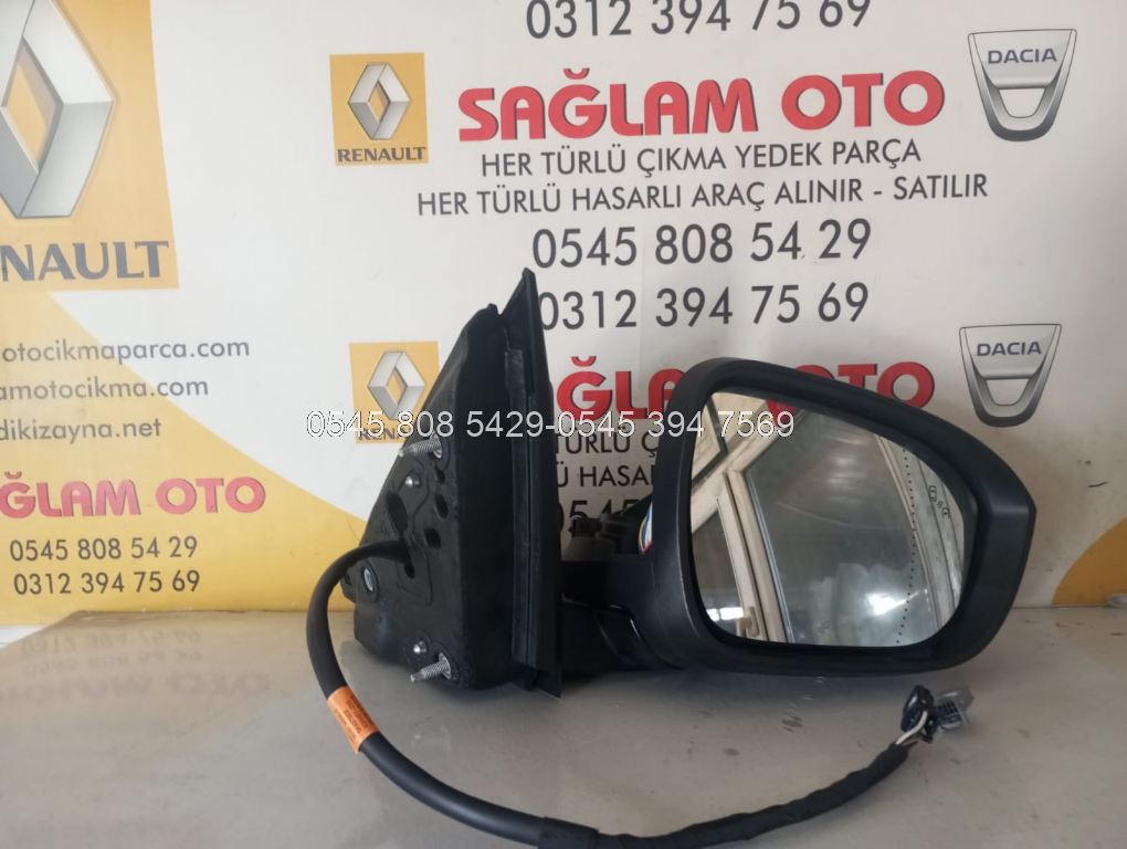 Renault Megane E-Tech Sağ Ayna Orjinal Sıfır Ürünün 