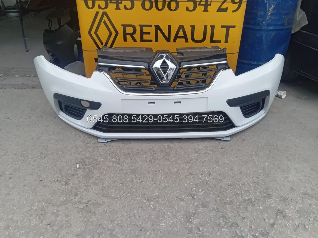 Renault Symbol Ön Tampon Beyaz 2016-2020 İthal Sıfır