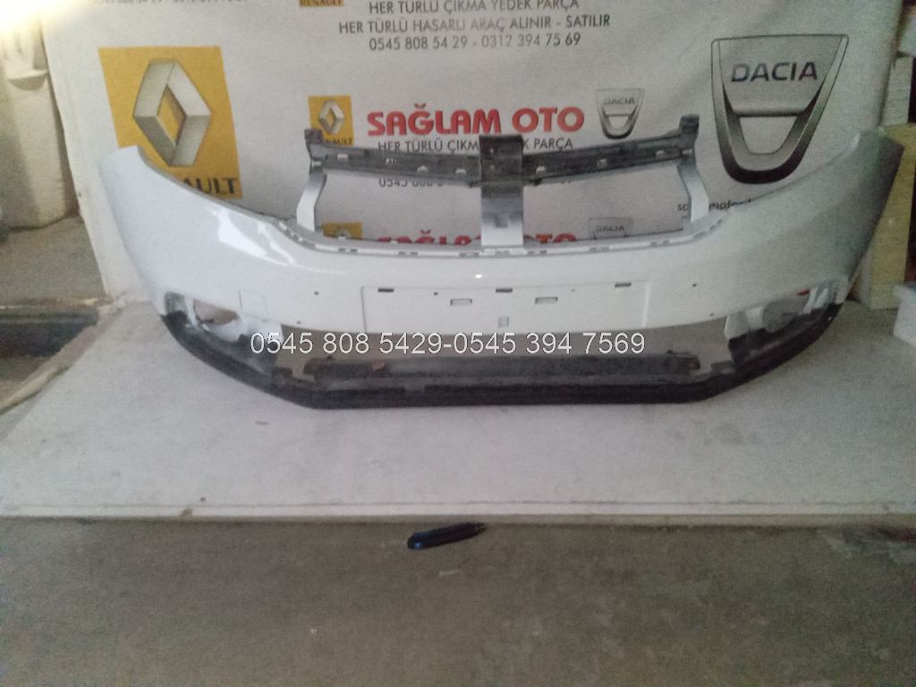 Sandero Stepway Ön Tampon Beyaz Renk 